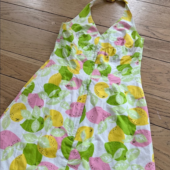 Lilly Pulitzer Multicolor Cotton Blend Halter dress size 2 - Picture 6 of 7